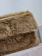 kitlife YSL NIKI medium in shearling bag - 47×34×16cm - 3