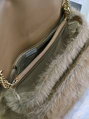 kitlife YSL NIKI medium in shearling bag - 47×34×16cm - 2