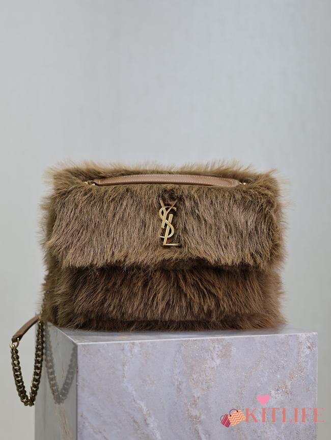 kitlife YSL NIKI mini in shearling bag - 28×20×8.5cm - 1