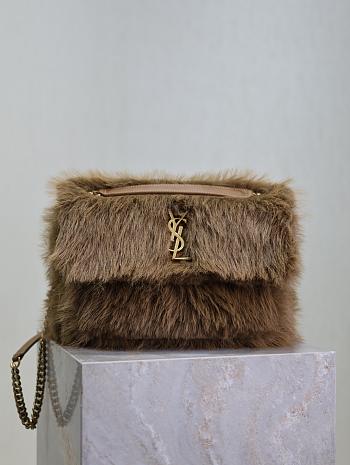 kitlife YSL NIKI mini in shearling bag - 28×20×8.5cm