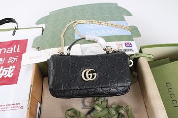 kitlife GG Milano mini top handle bag black - 21 x 12.5 x 4.5cm