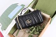 Kitlife GG Milano small top handle bag Double G black -  21x12.5x4.5 cm - 3