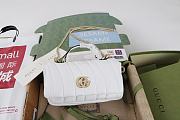 Kitlife GG Milano small top handle bag Double G white - 21x12.5x4.5 cm - 1