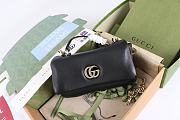 Kitlife GG Milano small top handle bag Double G black puffy leather - 21x12.5x4.5 cm - 6