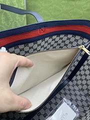 Kitlife Gucci Totissima medium tote bag blue - 30x28x26 cm - 5