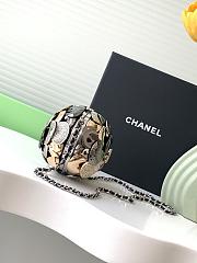 kitlife Chanel Camellia CC Sphere Minaudière Metallic and Crystal Bag  - 3