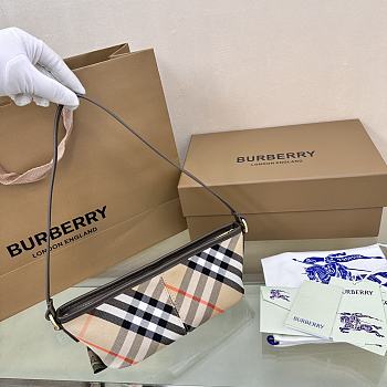 kitlife Burberry Vintage Check mini bag brown - 20x10x9 cm