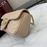 Kitlife Gucci Marmont super mini black beige - 16.5x10.2x5.1cm - 4