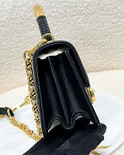 kitlife Mini Dior Ange Bag Latte Macrocannage Lambskin black - 20x5x12cm - 3