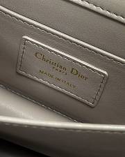 kitlife Mini Dior Ange Bag Latte Macrocannage Lambskin beige - 20x5x12cm - 4