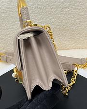 kitlife Mini Dior Ange Bag Latte Macrocannage Lambskin beige - 20x5x12cm - 3