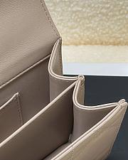 kitlife Mini Dior Ange Bag Latte Macrocannage Lambskin beige - 20x5x12cm - 2