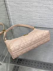 Kitlife Dior Caro Mini Hobo Shoulder Bag Pink - 23 x 13 x 6 cm - 3