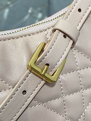 Kitlife Dior Caro Mini Hobo Shoulder Bag Pink - 23 x 13 x 6 cm - 2
