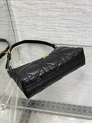 Kitlife Dior Caro Mini Hobo Shoulder Bag Black - 23 x 13 x 6 cm - 3