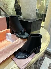 kitlife Miu Miu Thong Block Heeled Ankle Boots black - 5