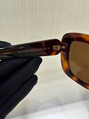 Saint Laurent SL-M130 004 Sunglasses Women's Havana/Brown Rectangle Shape 53mm - 6