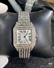 Kitlife Cartier Panthere 18K silver Watch - 20x30mm - 1