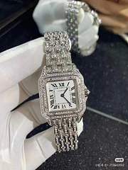 Kitlife Cartier Panthere 18K silver Watch - 20x30mm - 3