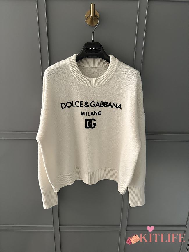 Kitlife D&G sweater White 06 - 1