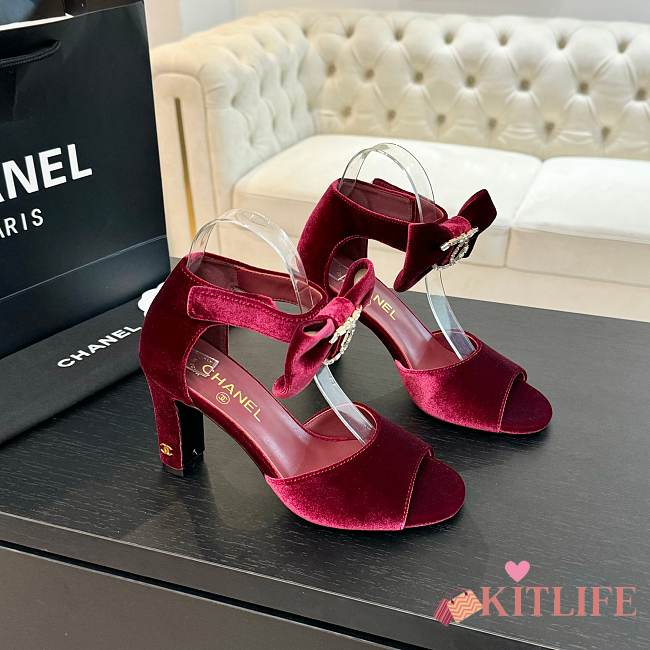 Kitlife Chanel heels red  - 1