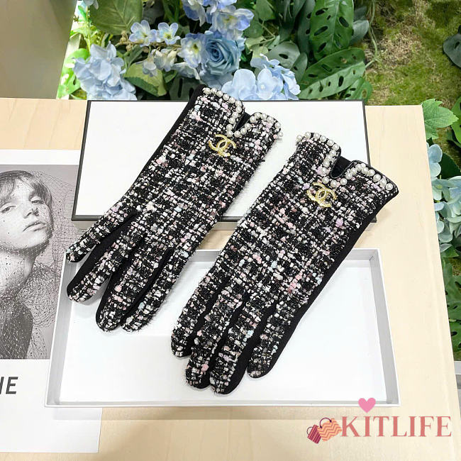 Kitlife Chanel Gloves tweed  - 1