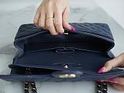 Kitlife Chanel flap bag navy color caviar leather - 25cm - 5
