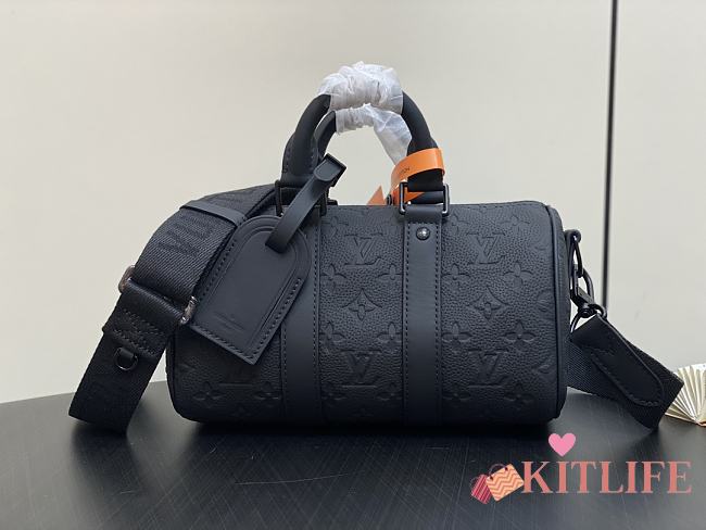 kitlife Louis Vuitton Keepall Bandoulière 25 bag black - M20900 - 25 x 15 x 11 cm - 1