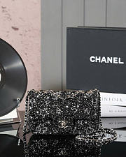 Kitlife Chanel CF black full diamond bag - 20x10x7 cm - 1