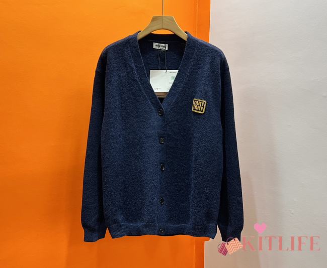 kitlife MiuMiu Men cardigan blue - 1
