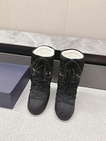 kitlife Christian Dior Black Snow Ski Boots 