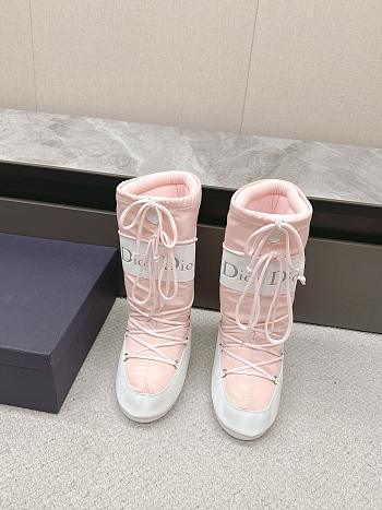 kitlife Christian Dior Pink Snow Ski Boots