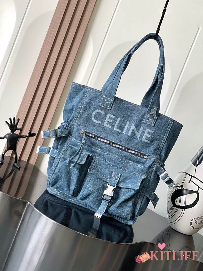 Kitlife Celine Tote bag Denim - 42x12x40 cm - 1