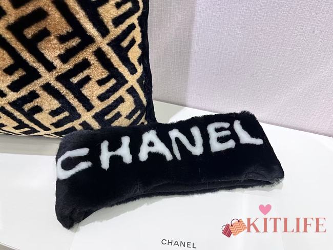 kitlife Chanel Hair band black  - 1