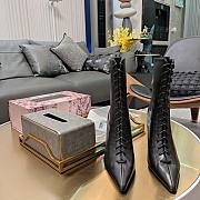 kitlife jimmy choo Scarlett Ankle Boot 95 Black Nappa Leather Boots  - 1