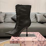 kitlife jimmy choo Scarlett Ankle Boot 95 Black Nappa Leather Boots  - 3