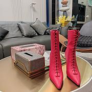 kitlife jimmy choo Scarlett Ankle Boot 95 red Nappa Leather Boots - 1