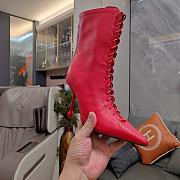 kitlife jimmy choo Scarlett Ankle Boot 95 red Nappa Leather Boots - 2