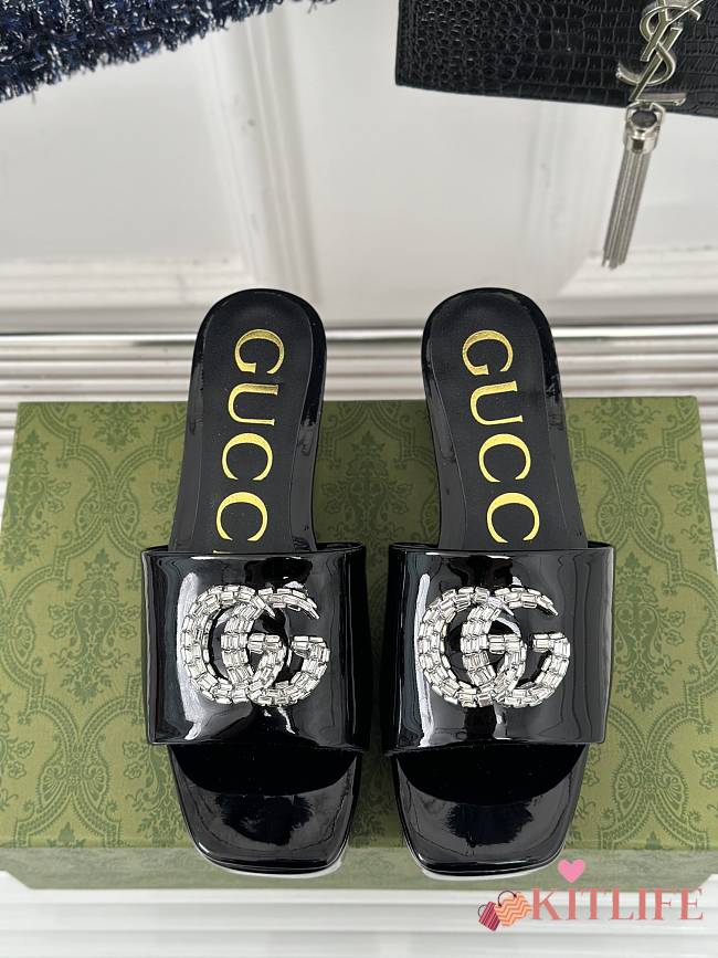 Kitlife Gucci laides slides black - 1