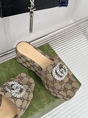 Kitlife Gucci laides slides brown - 5