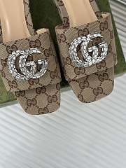 Kitlife Gucci laides slides brown - 2