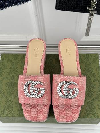 Kitlife Gucci laides slides Pink