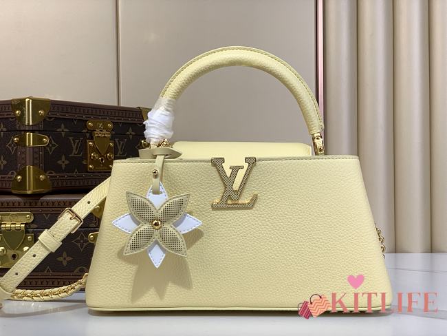 kitlife Louis vuitton Capucines East-West Mini yellow bag - 16.5 x 9 x 29 cm - 1