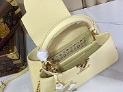 kitlife Louis vuitton Capucines East-West Mini yellow bag - 16.5 x 9 x 29 cm - 6