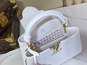 kitlife Louis vuitton Capucines East-West Mini White bag - 17.3 x 9 x 27 cm - 6