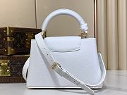 kitlife Louis vuitton Capucines East-West Mini White bag - 17.3 x 9 x 27 cm - 4