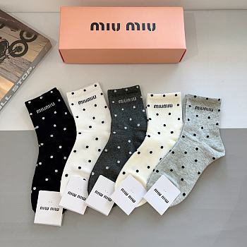 Kitlife MiuMIU Set 5 Socks - A