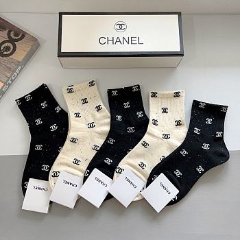 Kitlife Chanel Set 5 Socks - A