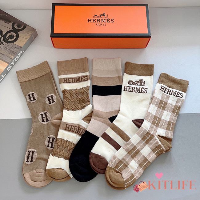 Kitlife Hermes Set 5 Socks - A - 1