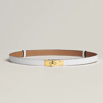 Kitlife Hermes Kelly Belt white 1.8cm